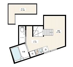 サンガーデン駒込 ワンルームの間取図画像