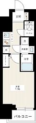 HY's三ノ輪 1Kの間取図画像