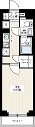 AZEST亀戸2 1Kの間取図画像