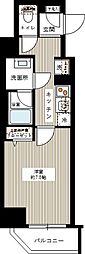 アイルラメール錦糸町 1Kの間取図画像