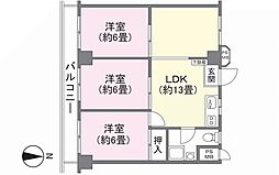センチュリー御宿シーサイド 3LDKの間取図画像