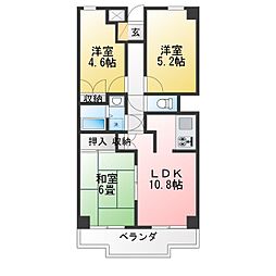 KODAヒルズ南行徳 3LDKの間取図画像