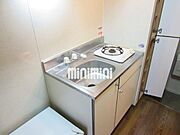 1口コンロ付のキッチンです。
