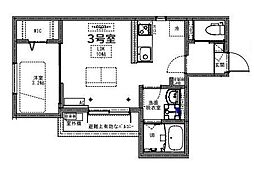 KEIAI RESIDENCE 豊四季 2階1LDKの間取り