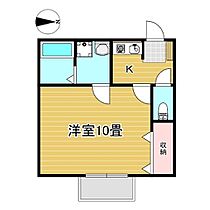 シャンブル 0101 ｜ 岡山県津山市国分寺（賃貸アパート1K・1階・30.00㎡） その2