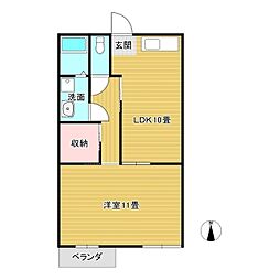 間取図画像 1LDK