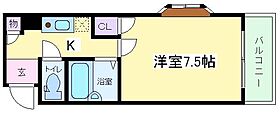 大阪府大阪市住吉区我孫子１丁目（賃貸マンション1K・2階・21.00㎡） その2