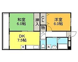 間取図画像 2DK