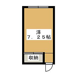 南行徳サンビレッジ ワンルームの間取図画像