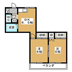 間取図画像 2DK