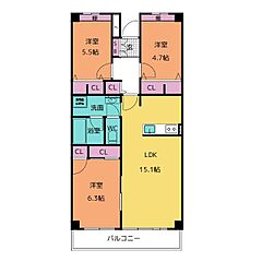 物件の間取り