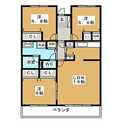 物件の間取り