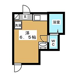 ヴランドール船橋駅前南 ワンルームの間取図画像