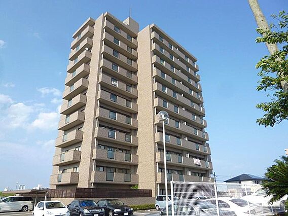 大淀川沿いに建...
