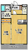 マンションプラチードグランデ 206 ｜ 茨城県つくば市下広岡1054-13（賃貸マンション1LDK・2階・40.25㎡） その2