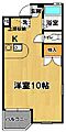 ヴィラエスポワール古来2階3.9万円