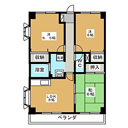 間取図画像 3LDK