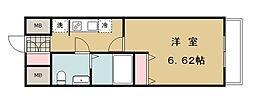 西武池袋線 西所沢駅 徒歩2分の賃貸マンション 3階1Kの間取り