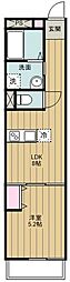 西武新宿線 田無駅 バス9分 イオンモール東久留米南下車 徒歩1分の賃貸マンション 1階1LDKの間取り