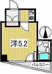 西武池袋線 大泉学園駅 徒歩8分の賃貸マンション 3階1Kの間取り