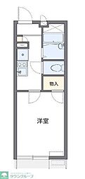 レオネクストハピネス光が丘2 1Kの間取図画像
