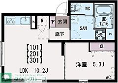 物件の間取り