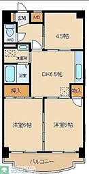 セルリアン.シティ 3DKの間取図画像
