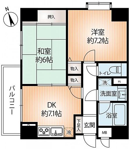 駅も徒歩圏内　すぐ横はいたち川