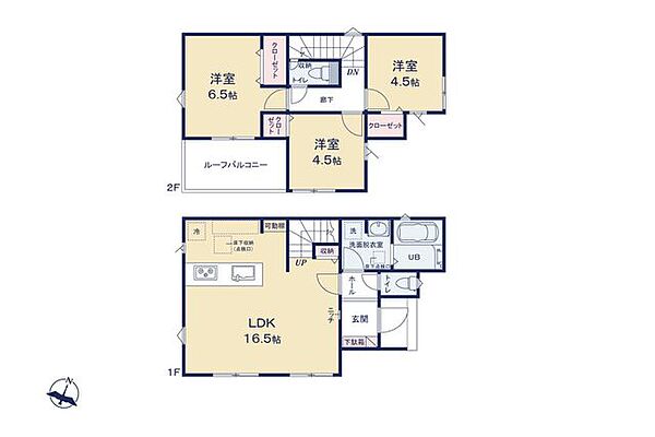 間取りを拡大表示