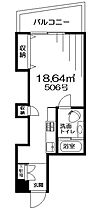 APAガーデンPIA代々木 506 ｜ 東京都渋谷区代々木１丁目5-15（賃貸マンション1R・5階・18.64㎡） その2