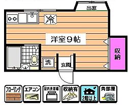 ラビエグリーン 2階