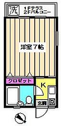 間取図画像 1K