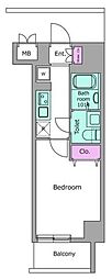 Nステージ西船橋3 1Kの間取図画像