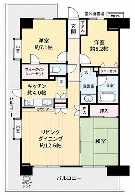 間取りです。