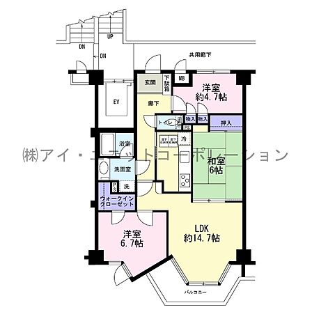 2SLDK 間取り