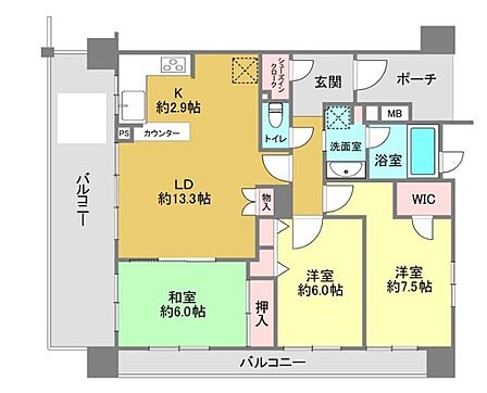 間取りです。