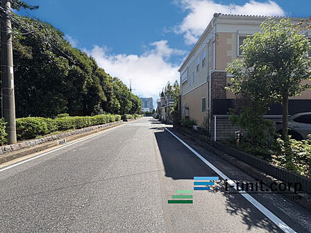 前面道路です。
