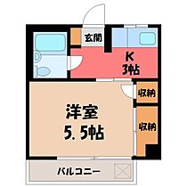 YWKマンション  ｜ 栃木県宇都宮市大曽4丁目（賃貸マンション1K・3階・17.00㎡） その2