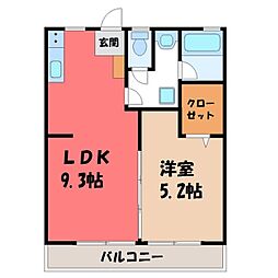 東武宇都宮駅 5.2万円
