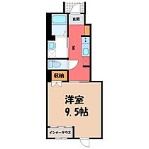 ウエスト アクア  ｜ 栃木県小山市大字立木（賃貸アパート1K・1階・33.56㎡） その2