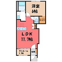 立木新築アパート  ｜ 栃木県小山市大字立木（賃貸アパート1LDK・1階・45.49㎡） その2