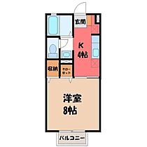 メゾンフィトンチット II  ｜ 茨城県結城市新福寺3丁目（賃貸アパート1K・2階・26.71㎡） その2