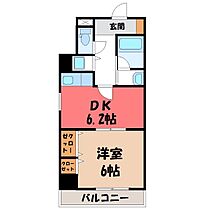 コートビレッジ駅前通り  ｜ 栃木県宇都宮市駅前通り3丁目（賃貸マンション1DK・6階・32.42㎡） その2