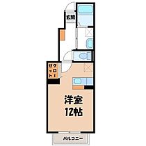 ファーティー  ｜ 栃木県宇都宮市鶴田町（賃貸アパート1K・1階・33.15㎡） その2