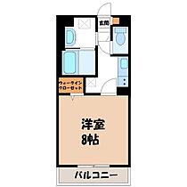 城彩シティーガーデン  ｜ 栃木県宇都宮市旭2丁目（賃貸マンション1K・4階・28.66㎡） その2