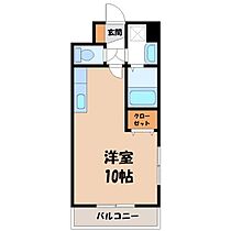 ネクスタ陽南  ｜ 栃木県宇都宮市江曽島本町（賃貸マンション1R・3階・31.20㎡） その2