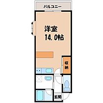 イッツ　フォーチュン  ｜ 栃木県宇都宮市操町（賃貸マンション1R・3階・30.10㎡） その2