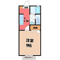 サニータウン E  ｜ 茨城県結城市城南町1丁目（賃貸アパート1K・1階・28.21㎡） その2