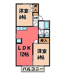 JR日光線 鶴田駅 3.8km 2階/-