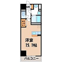 グラース リオ  ｜ 栃木県宇都宮市今泉3丁目（賃貸マンション1K・6階・40.00㎡） その2